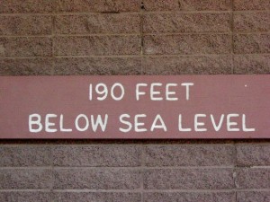 Sea Level Sign