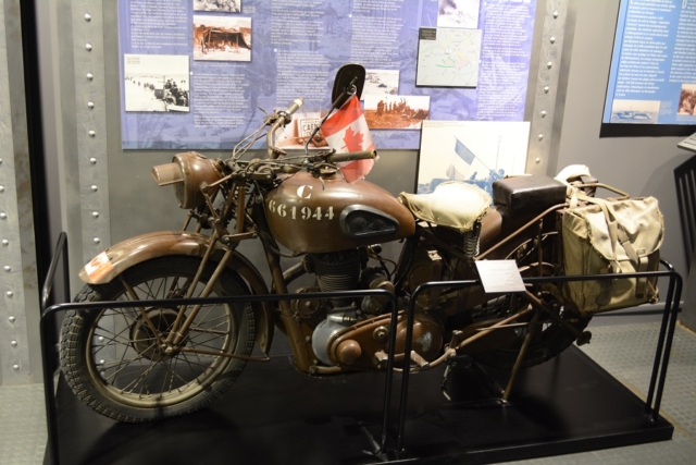 military motorcycle